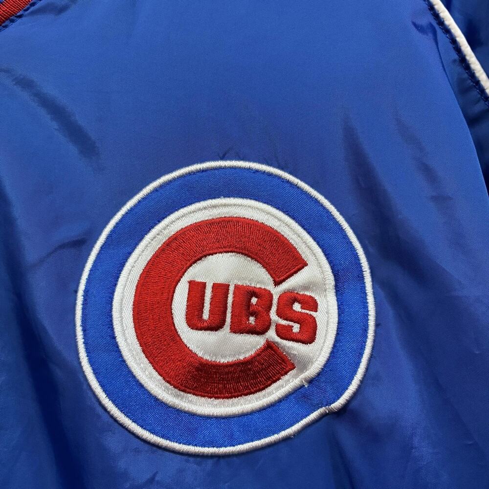 Chicago Cubs Jacket Mens XL Blue Red MLB Baseball Genuine Merchandise Pullover - Picture 5 of 10